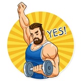 Sport Guy WhatsApp Sticker #9