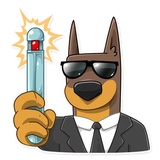 Dobie the Spy WhatsApp Sticker #11