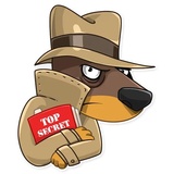 Dobie the Spy WhatsApp Sticker #15