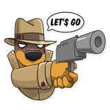 Dobie the Spy WhatsApp Sticker #16