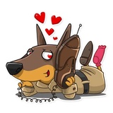 Dobie the Spy WhatsApp Sticker #2