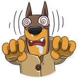 Dobie the Spy WhatsApp Sticker #25