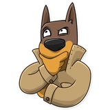 Dobie the Spy WhatsApp Sticker #27