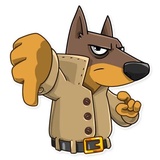 Dobie the Spy WhatsApp Sticker #29