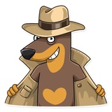 Dobie the Spy WhatsApp Sticker #8
