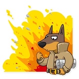 Dobie the Spy WhatsApp Sticker #9