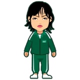 Squid game fanart WhatsApp Sticker #29