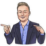Elon Musk WhatsApp Sticker #12