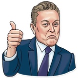 Elon Musk WhatsApp Sticker #3