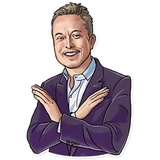 Elon Musk WhatsApp Sticker #30