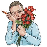 Elon Musk WhatsApp Sticker #8