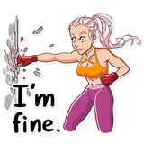 Stay Fit WhatsApp Sticker #15