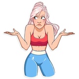 Stay Fit WhatsApp Sticker #22