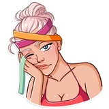 Stay Fit WhatsApp Sticker #29