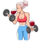 Stay Fit WhatsApp Sticker #9