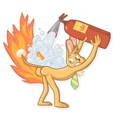 Steve the Clerk WhatsApp Sticker #23