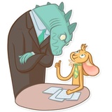 Steve the Clerk WhatsApp Sticker #3