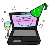 Laptop Geek WhatsApp Sticker #15