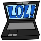 Laptop Geek WhatsApp Sticker #7