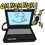 Laptop Geek WhatsApp Sticker #9