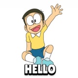 Nobita Doraemon WhatsApp Sticker pack