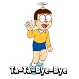 Nobita Doraemon WhatsApp Sticker #10