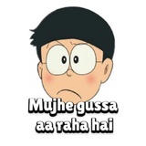 Nobita Doraemon WhatsApp Sticker #14