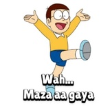 Nobita Doraemon WhatsApp Sticker #8