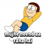 Nobita Doraemon WhatsApp Sticker #9