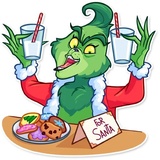 Grinch WhatsApp Sticker #11