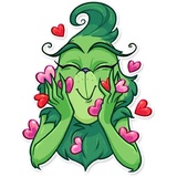 Grinch WhatsApp Sticker #13