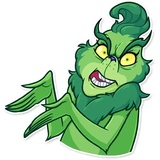 Grinch WhatsApp Sticker #14