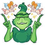 Grinch WhatsApp Sticker #17