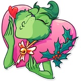 Grinch WhatsApp Sticker #2