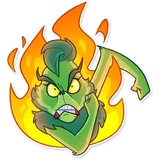 Grinch WhatsApp Sticker #24