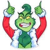 Grinch WhatsApp Sticker #3