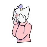 Strange Cat WhatsApp Sticker #8