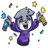 Street Cat WhatsApp Sticker #10