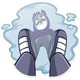 Street Cat WhatsApp Sticker #15