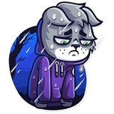 Street Cat WhatsApp Sticker #16