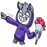 Street Cat WhatsApp Sticker #19