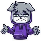 Street Cat WhatsApp Sticker #26