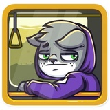 Street Cat WhatsApp Sticker #27