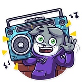 Street Cat WhatsApp Sticker #5