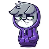 Street Cat WhatsApp Sticker #6