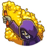 Street Cat WhatsApp Sticker #7