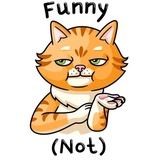 Striped Cat WhatsApp Sticker #15