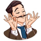 Such a Gentleman WhatsApp Sticker #7