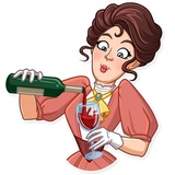 Such a Lady WhatsApp Sticker #10