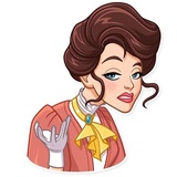 Such a Lady WhatsApp Sticker #11